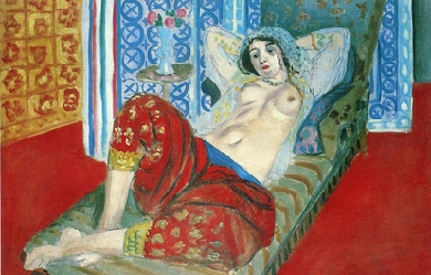 Odalisque with Red Culottes, by Henri Matisse