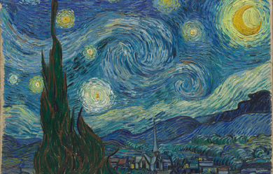 The Starry Night, by Vincent van Gogh