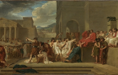 Brutus Condemning His Sons to Death, by Guillaume Guillon-Lethière