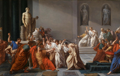 Death of Caesar, by Vincenzo Camuccini