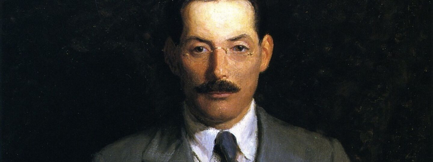 Portrait of Edwin Arlington Robinson, by Lilla Cabot Perry