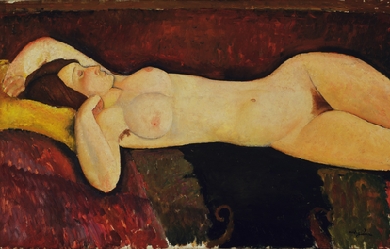 Reclining Nude, by Amedeo Modigliani