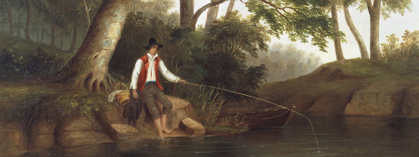 Man Fishing, by Robert S. Duncanson