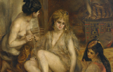 Parisiennes in Algerian Costume or Harem, by Pierre-Auguste Renoir