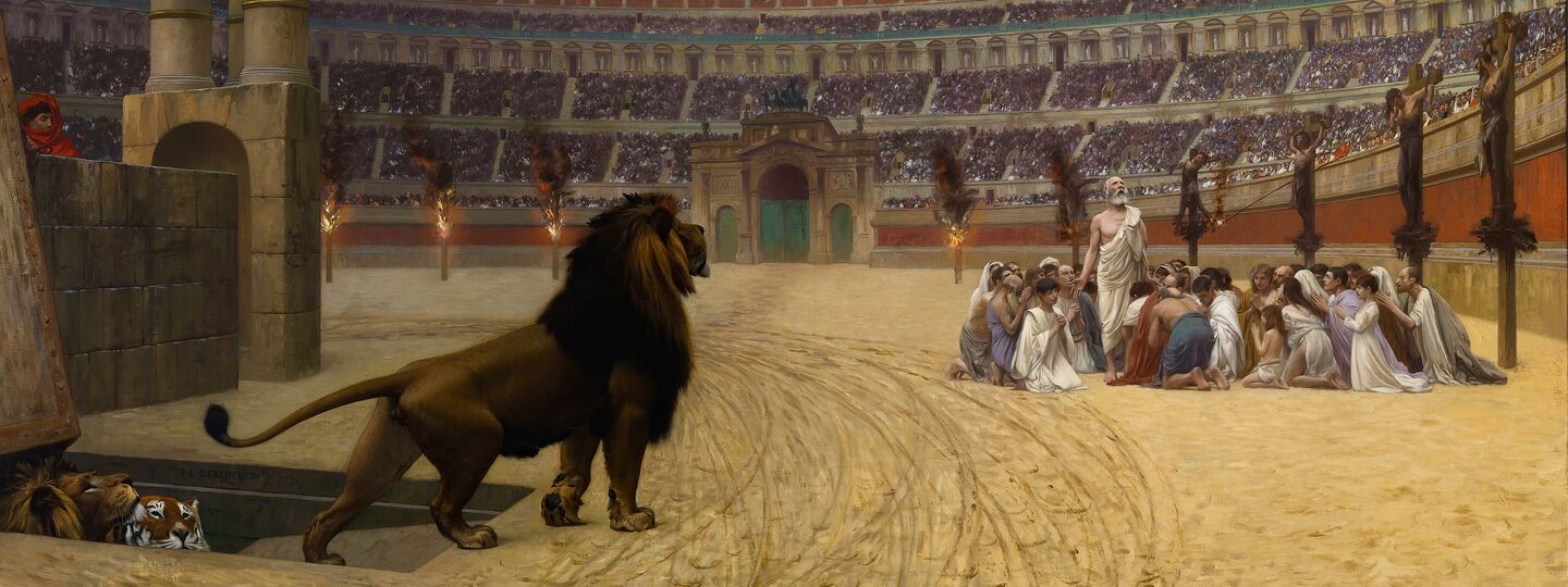 The Christian Martyrs' Last Prayer, by Jean-Léon Gérôme