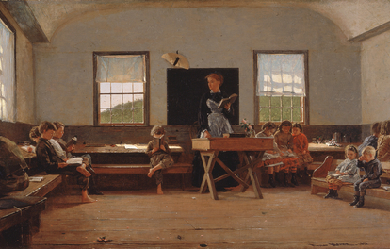 The Country School, by Winslow Homer