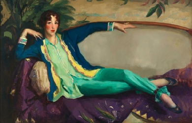 Gertrude Vanderbilt Whitney, by Robert Henri