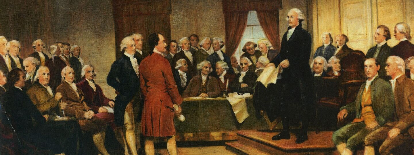 Washington at Constitutional Convention of 1787, by Junius Brutus Stearns