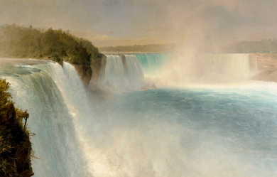 Niagara Falls, from the American Side, by Frederic Edwin Church