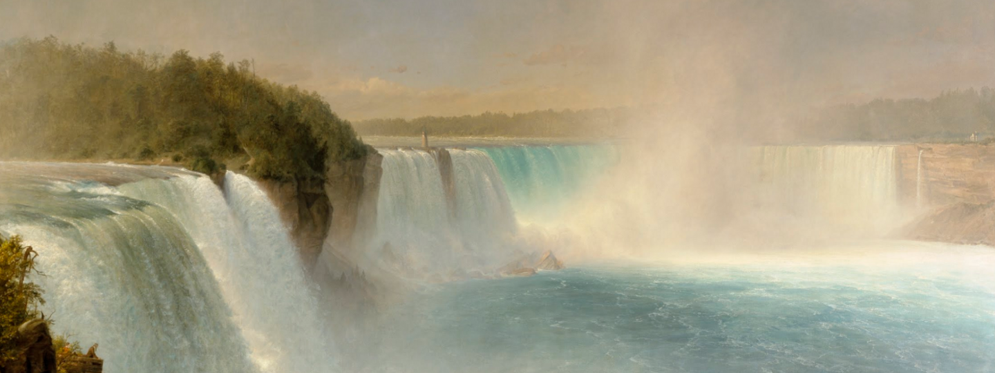 Niagara Falls, from the American Side, by Frederic Edwin Church