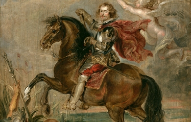 Equestrian Portrait of the Duke of Buckingham, by Pedro Pablo Rubens