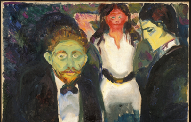 Jelousy, by Edvard Munch