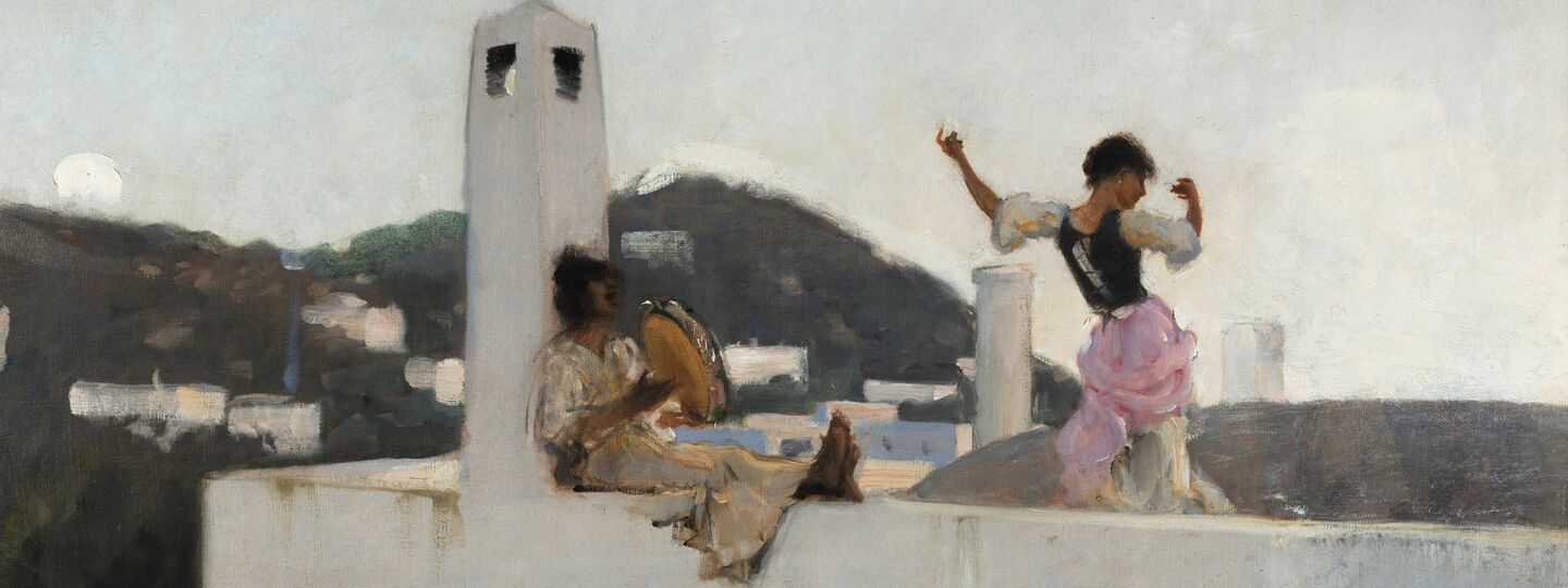 Capri Girl on a Rooftop, by John Singer Sargent