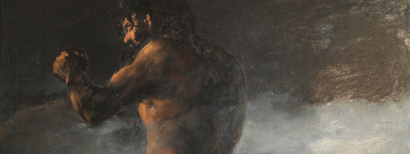 The colossus, by Francisco de Goya