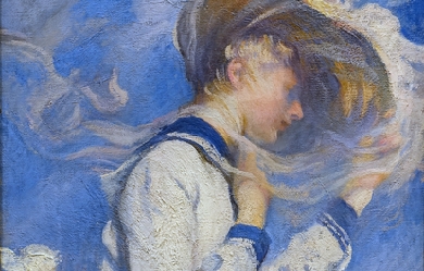 Summer Breeze, by Edmund C. Tarbell