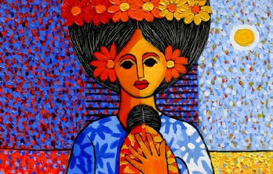 Maternity, by Cándido Bidó
