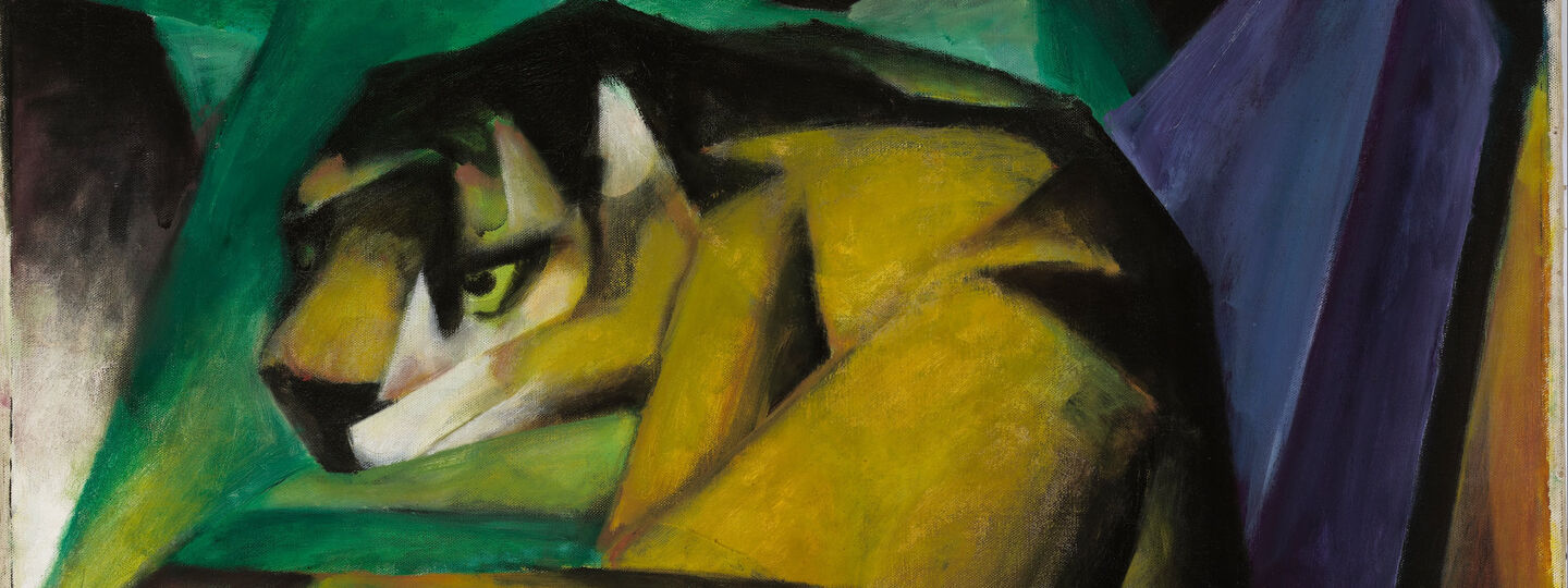 The tiger, by Franz Marc