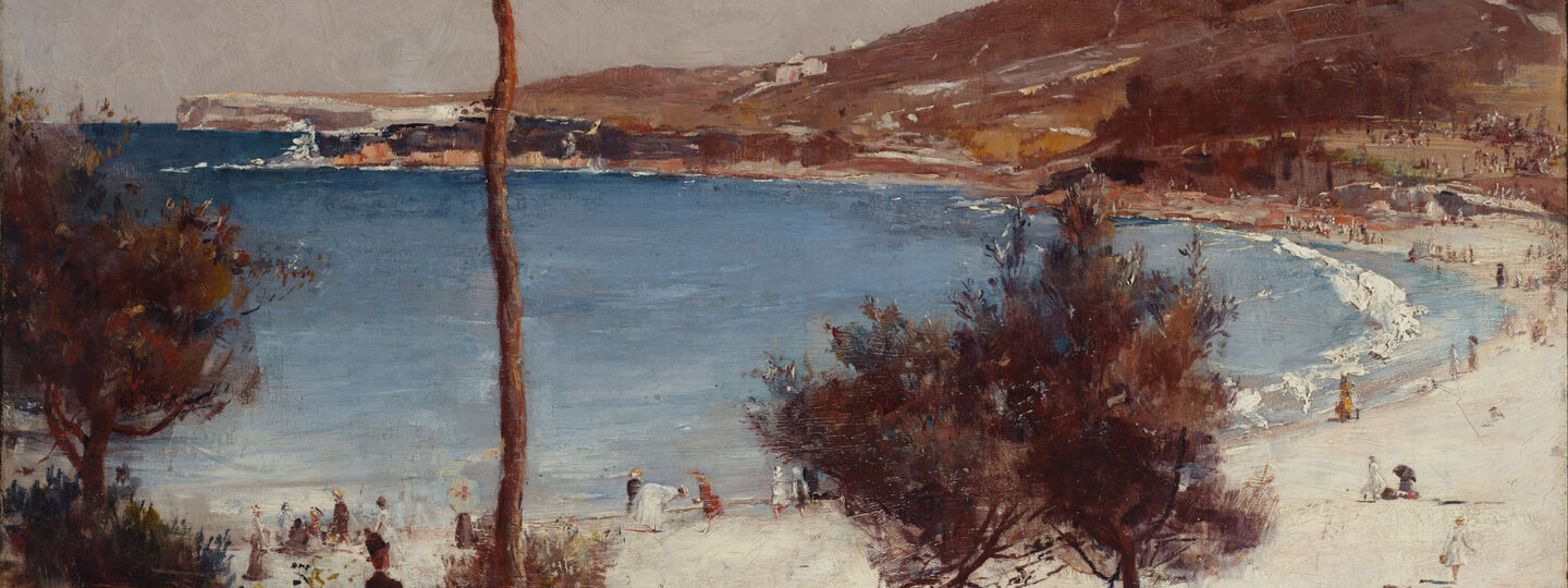 Holiday sketch at Coogee, by Tom Roberts