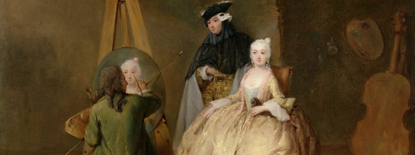 The painter's studio, by Pietro Longhi