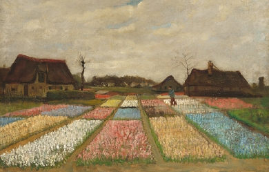 Flower Beds in Holland, by Vincent van Gogh