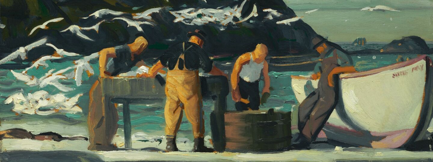 Cleaning Fish, by George Wesley Bellows 