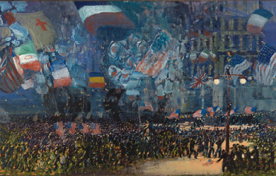 Armistice Night, by George Wesley Bellows