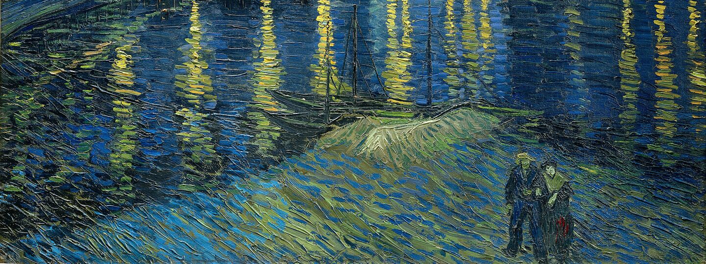 Starry night over the Rhône, by Vincent van Gogh