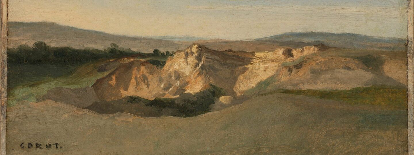 Italian Landscape, by Jean-Baptiste-Camille Corot