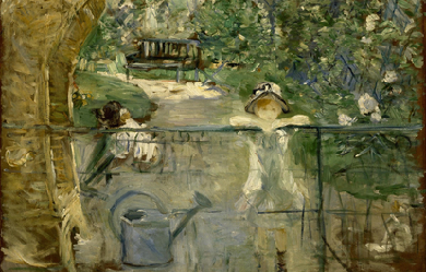 The Basket Chair, by Berthe Morisot