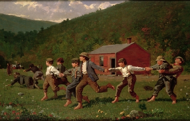 Snap the Whip, by Winslow Homer