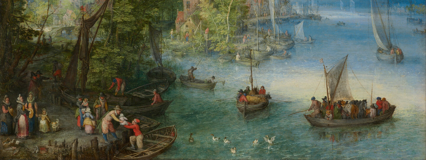 River Landscape, by Pieter Bruegel the Elder