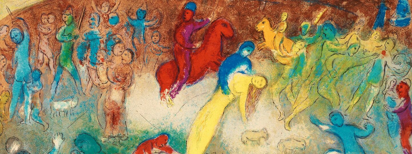 Kidnapping of Chloe, by Marc Chagall