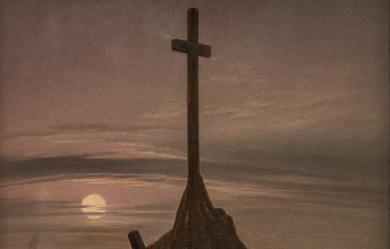 The Cross Beside The Baltic, by Caspar David Friedrich