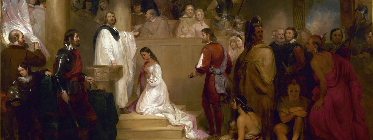 Baptism of Pocahontas, by John Gadsby Chapman