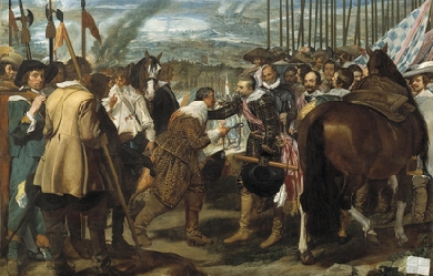 The surrender of Breda or The spears, by Diego Velázquez