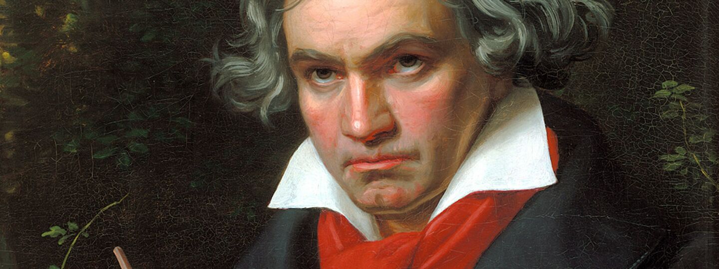 Portrait of Ludwig van Beethoven when composing the Missa Solemnis, by Joseph Karl Stieler