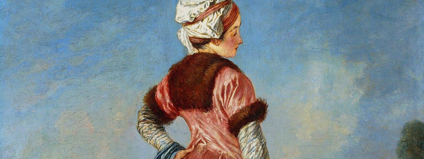 Polish woman, by Jean-Antoine Watteau