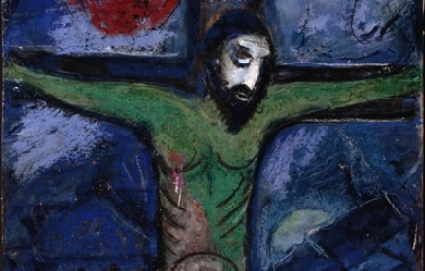 Christ in the Night, by Marc Chagall