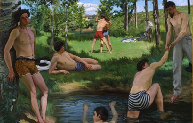 Summer Scene, by Frédéric Bazille