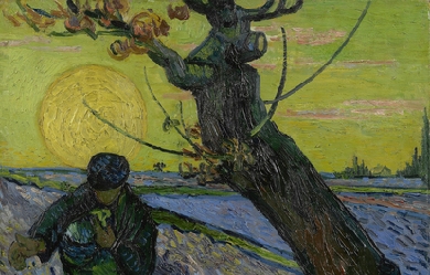 The sower, by Vincent van Gogh