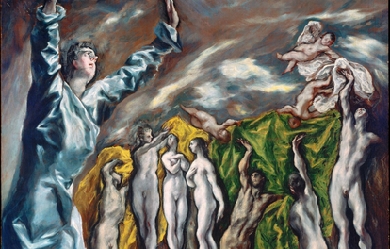 The Vision of Saint John, by El Greco