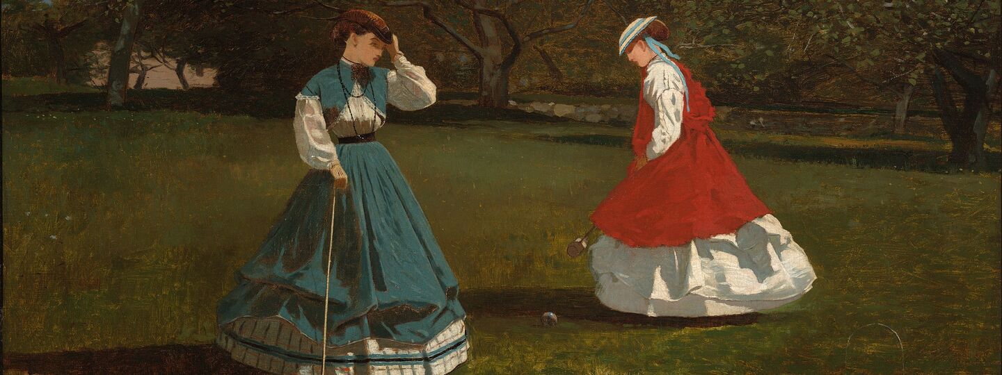 A Game of Croquet, by Winslow Homer