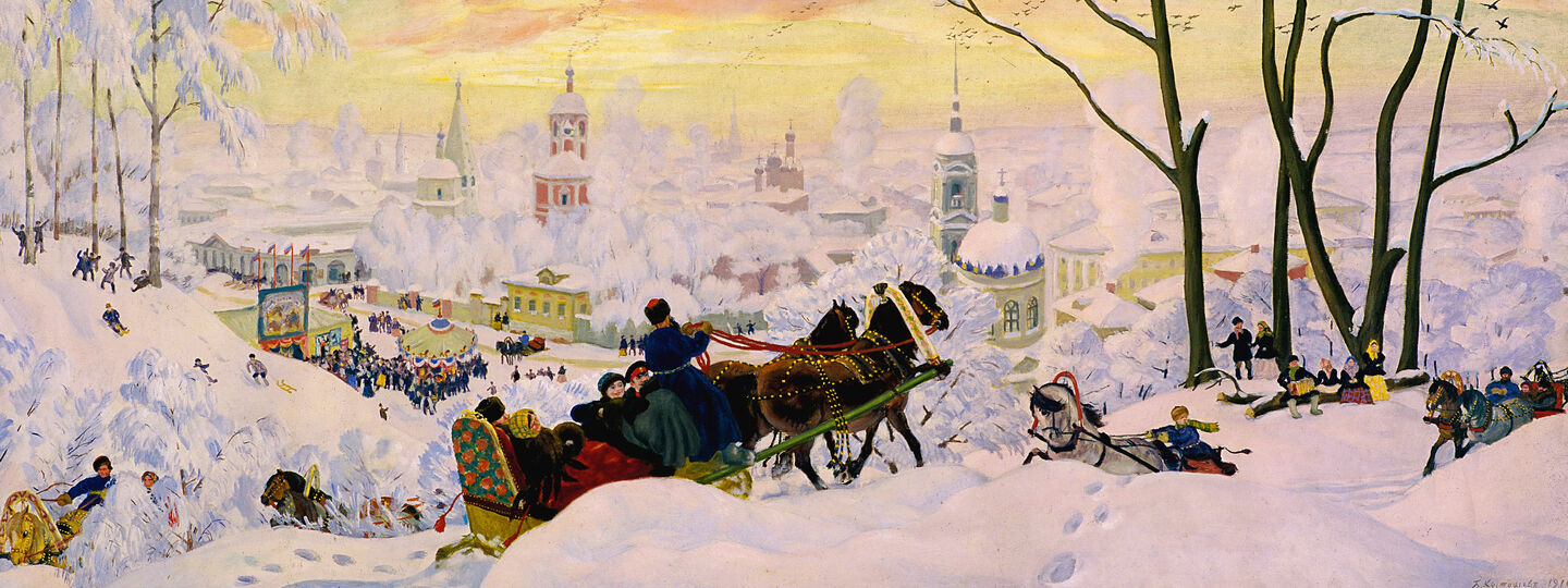 Maslenitsa, by Boris Kustodiev