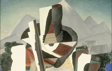 Zapata-style Landscape, by Diego Rivera