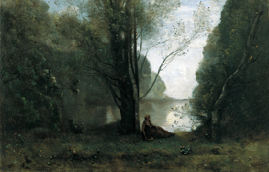 Solitude. Recollection of Vigen, Limousin, by Jean-Baptiste-Camille Corot