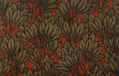 Bay Leaf wallpaper, by Arthur Mackmurdo