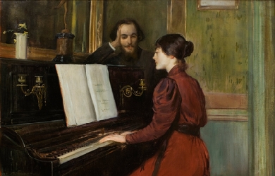 A Romance, by Santiago Rusiñol