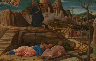 The Agony in the Garden of Gethsemane, by Andrea Mantegna