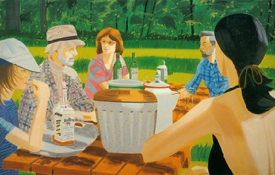 Summer picnic, by Alex Katz