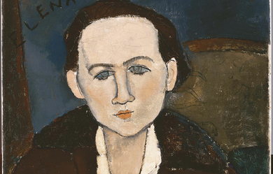 Elena Povolozky, by Amedeo Modigliani